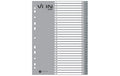 VON Register Zahlen 1-31, A4, PP grau