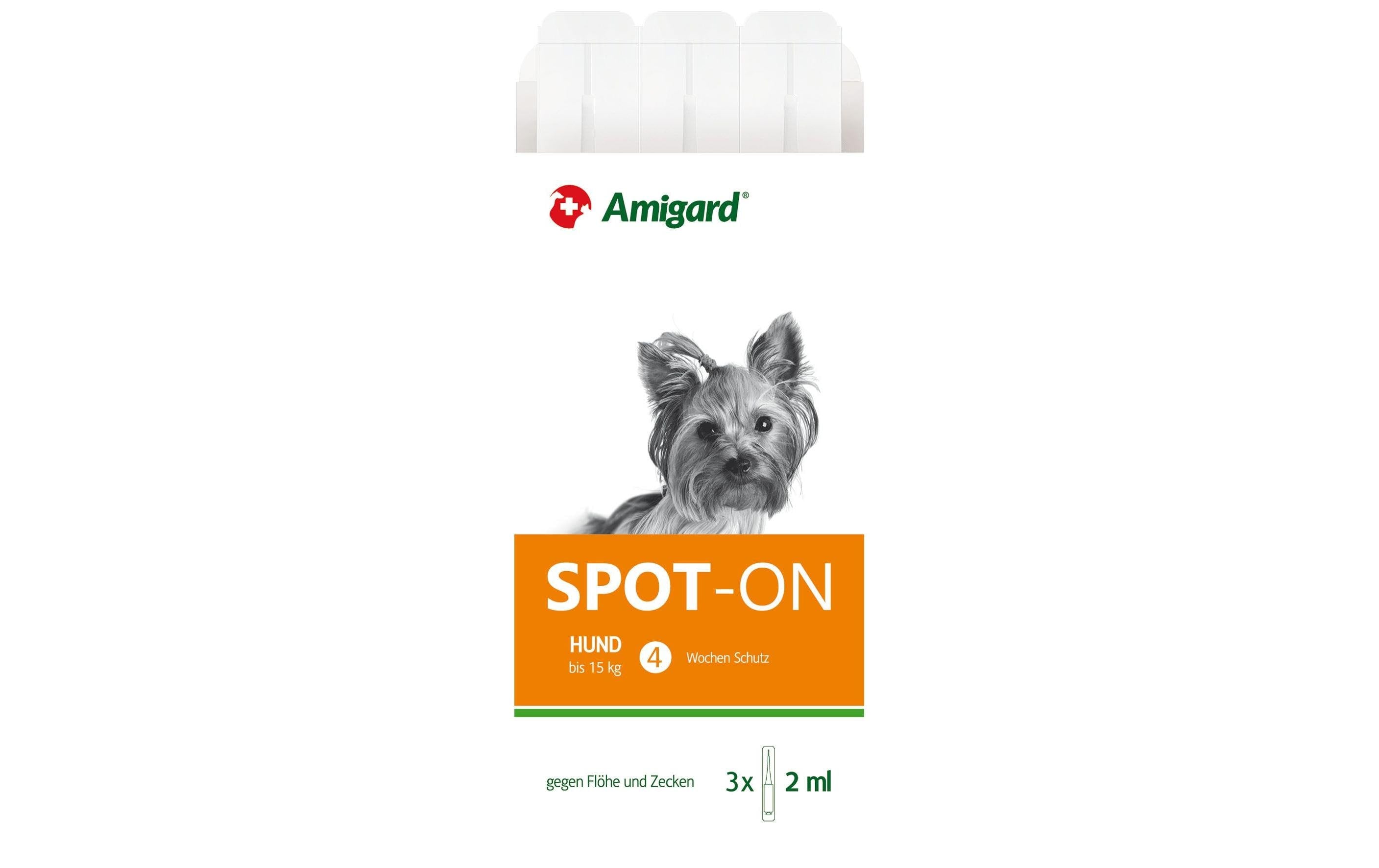 Amigard Spot-on Hund <15kg, 3x2ml