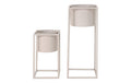 House Nordic Blumentopf Marla 2 Stk. , beige
