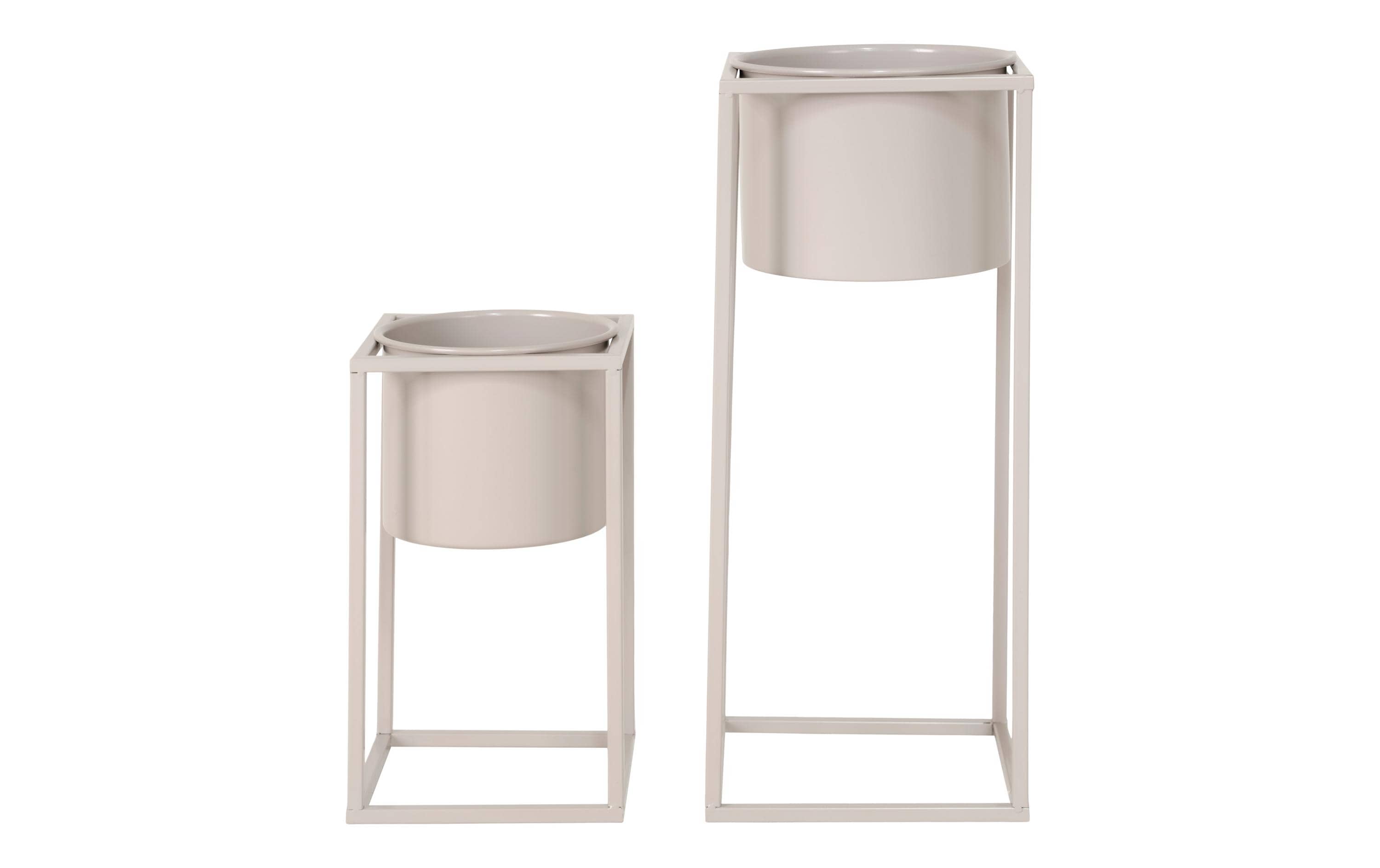 House Nordic Blumentopf Marla 2 Stk. , beige