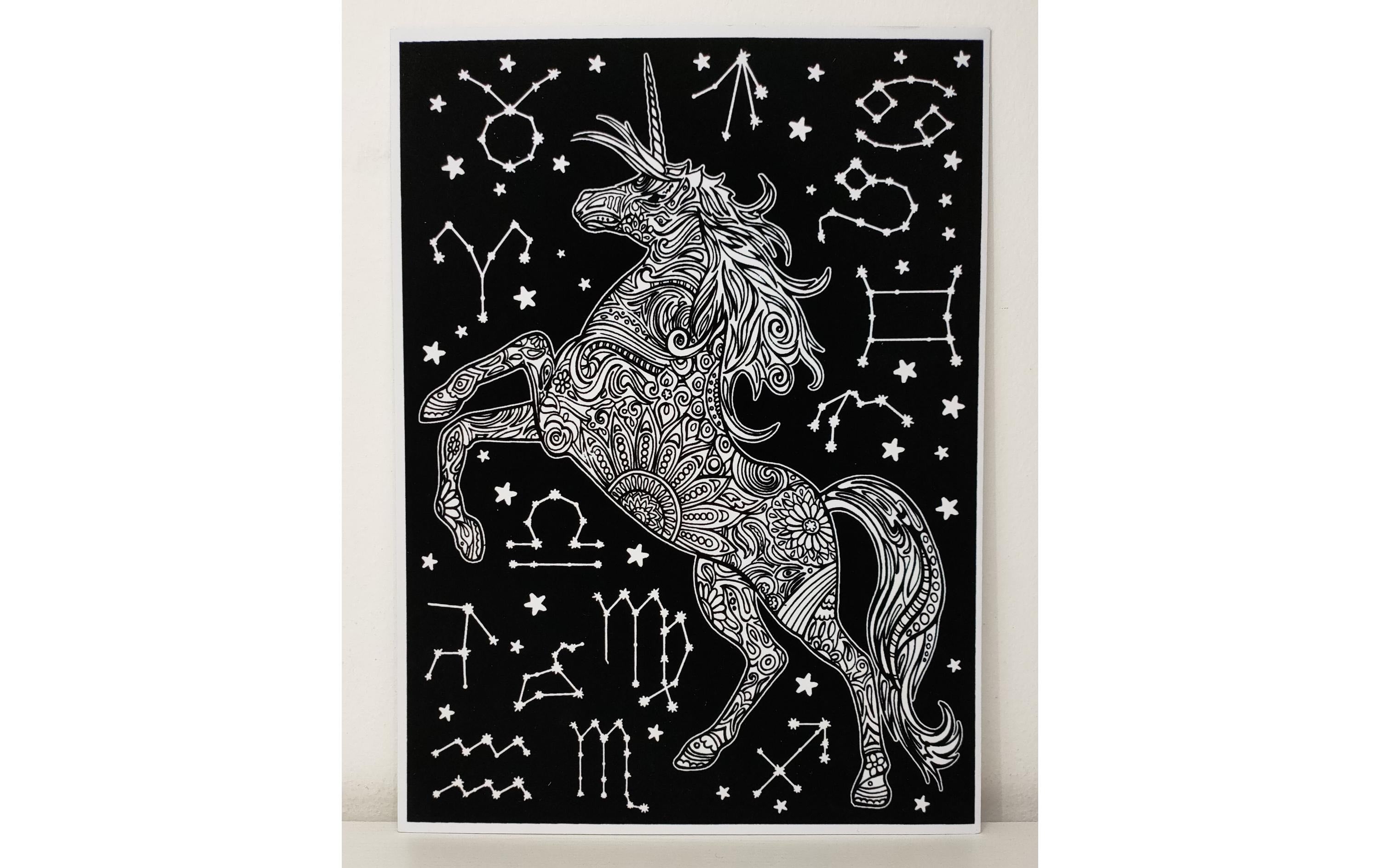 TATARUGA Samtbild A3, Einhorn
