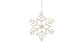 Konstsmide LED Schneeflocke 24 LED H: 40cm B: 40cmcm, Batt: 4xAA, 6h Timer