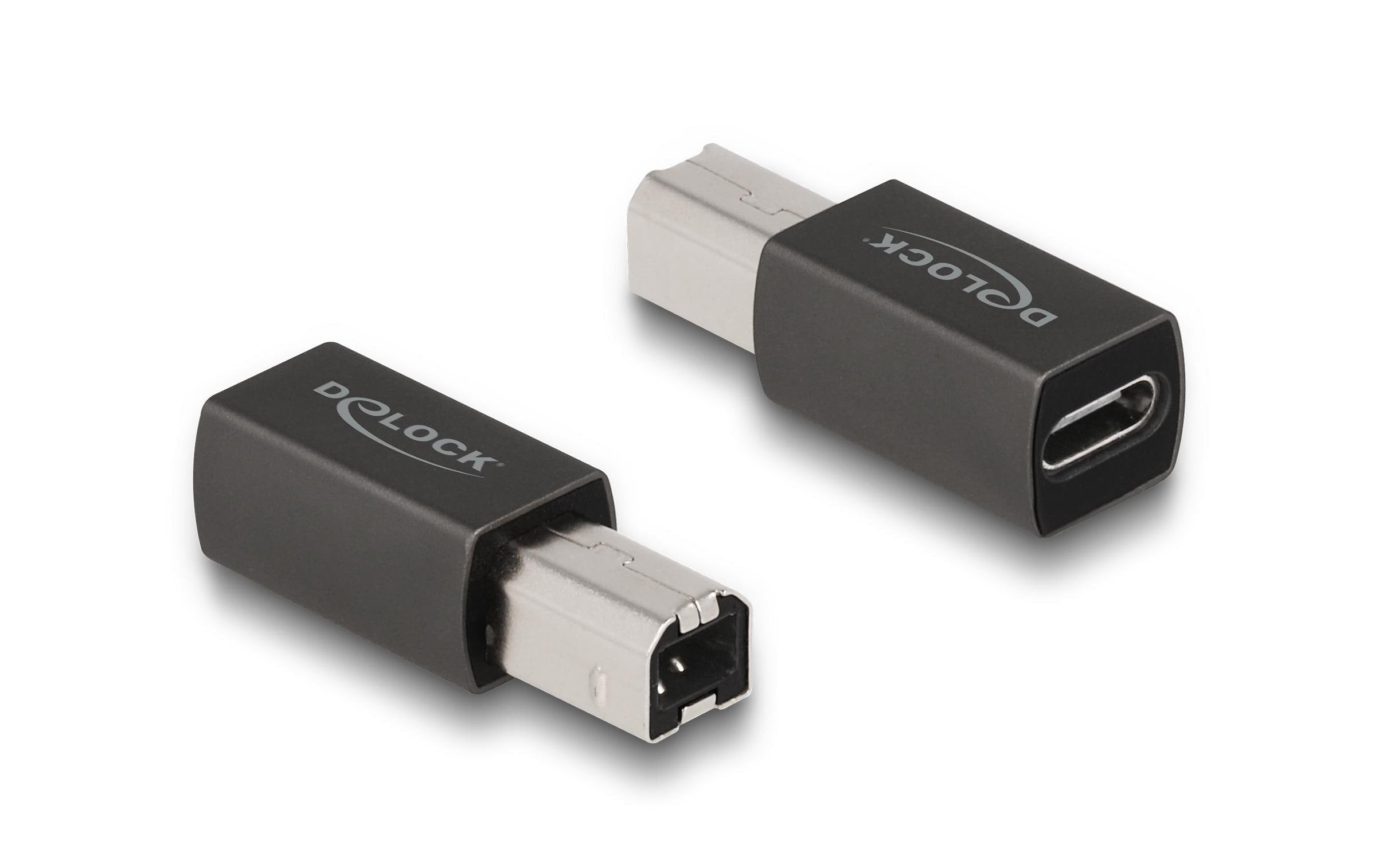 Delock USB2.0 Adapter USB Type-C Buchse zu Typ-B Stecker