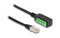 Delock RJ45 Kabel Cat. 5e Stecker zu Terminalblock Adapter, 21.5cm