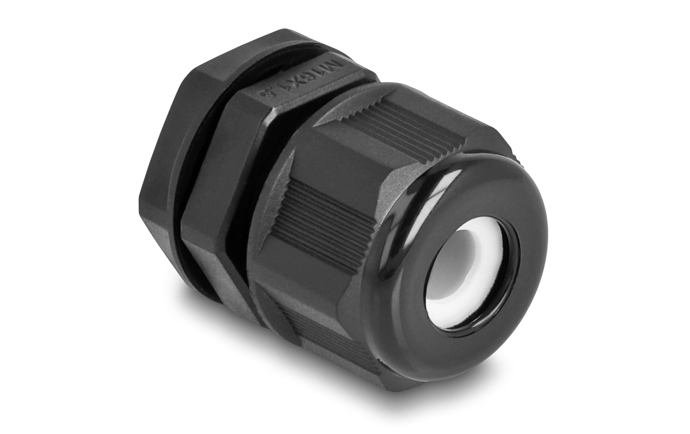 Delock EX-Kabelverschraubung M16, schwarz, 2 Stück