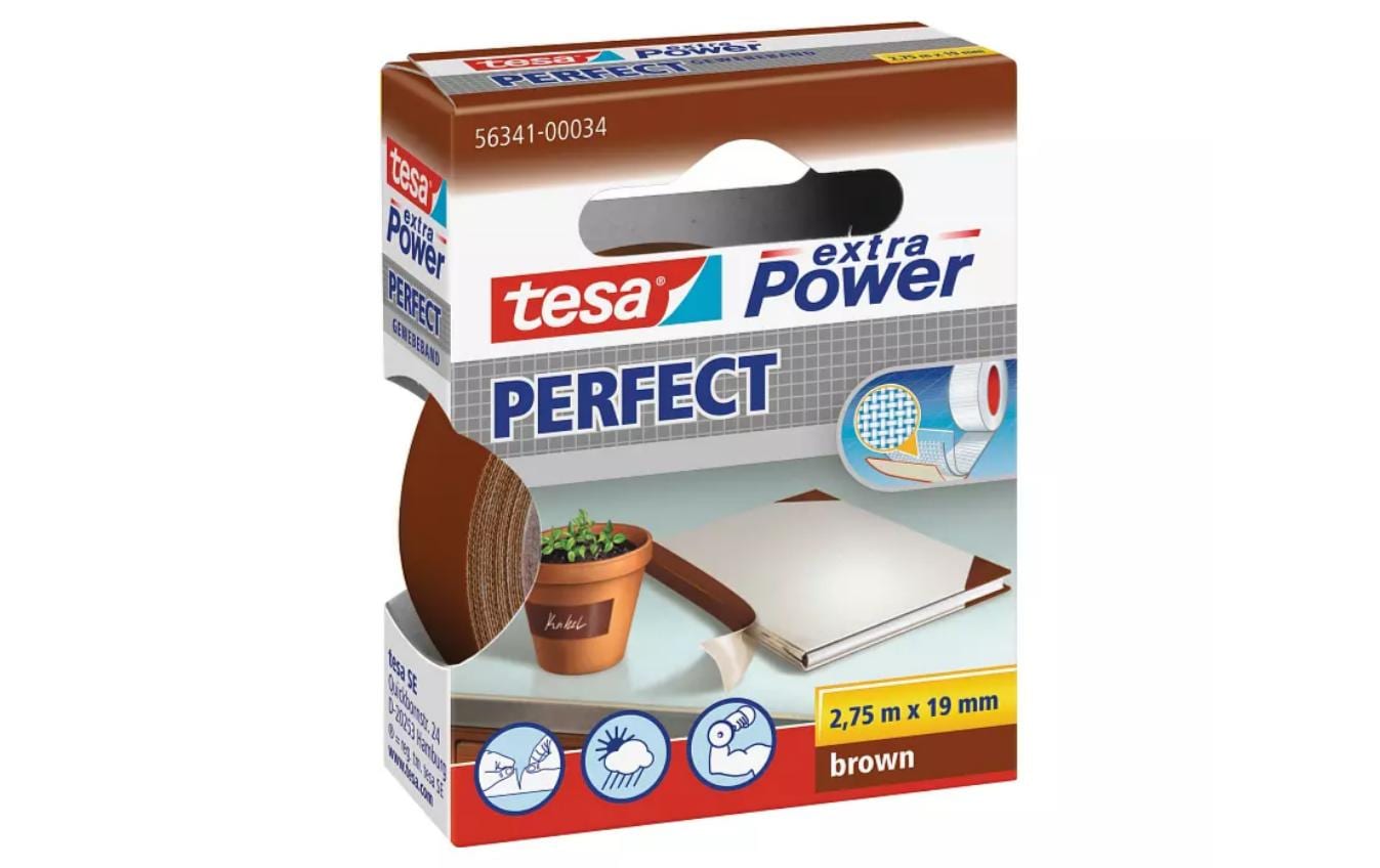 tesa extra Power Perfect 19 mm x 2,75 m, braun