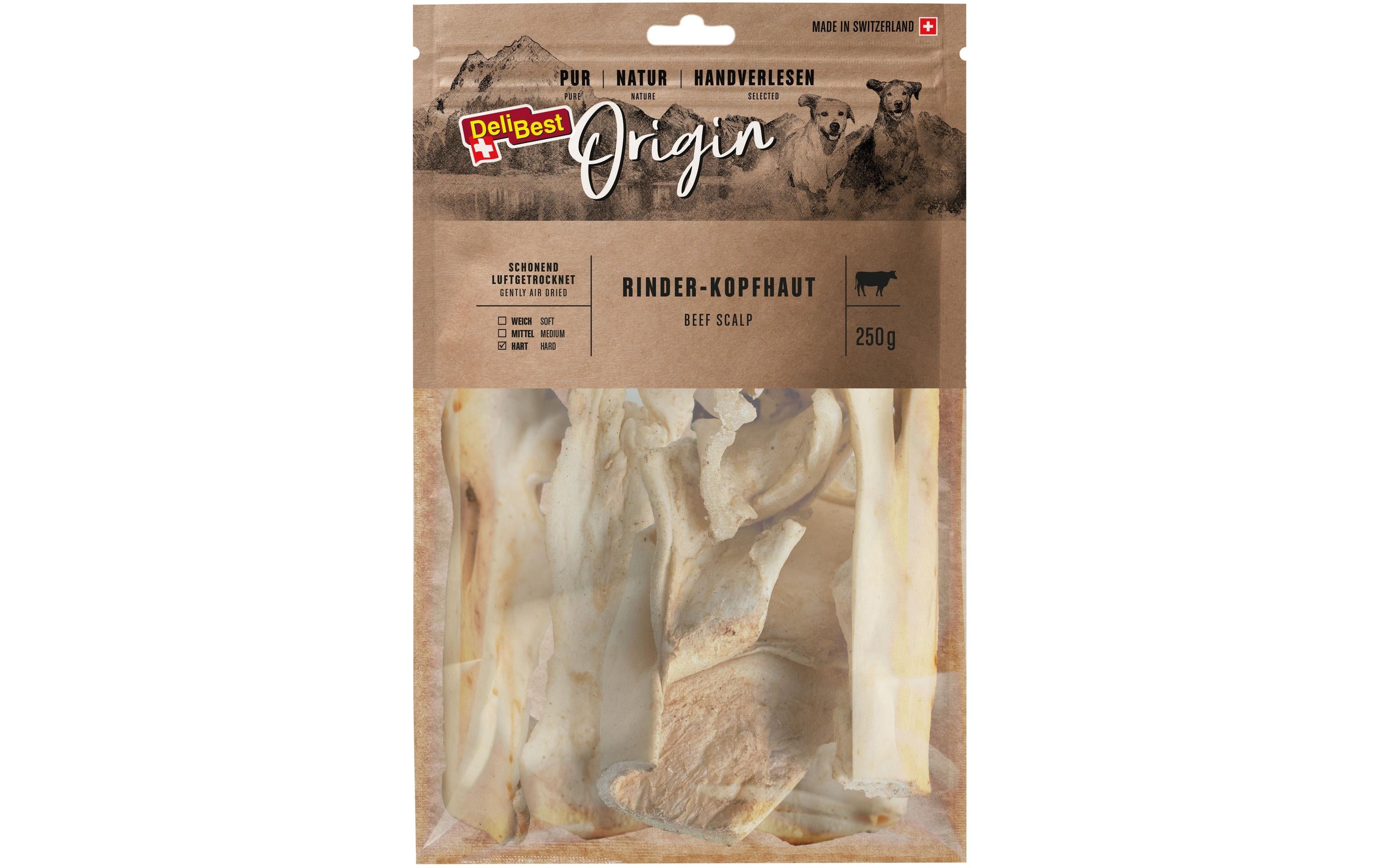 DeliBest Origin Rinder-Kopfhaut (Bullkau) 250g