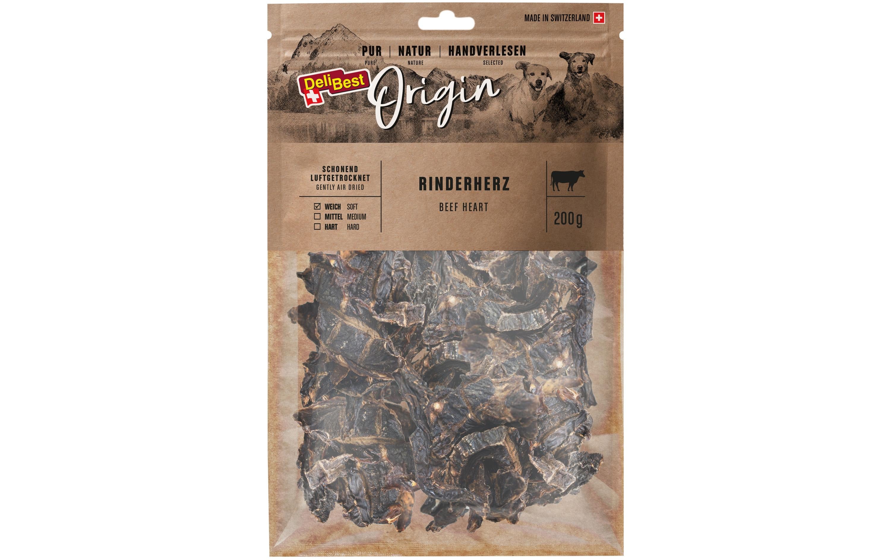 DeliBest Origin Rinderherz 200g Schweizer Fleisch