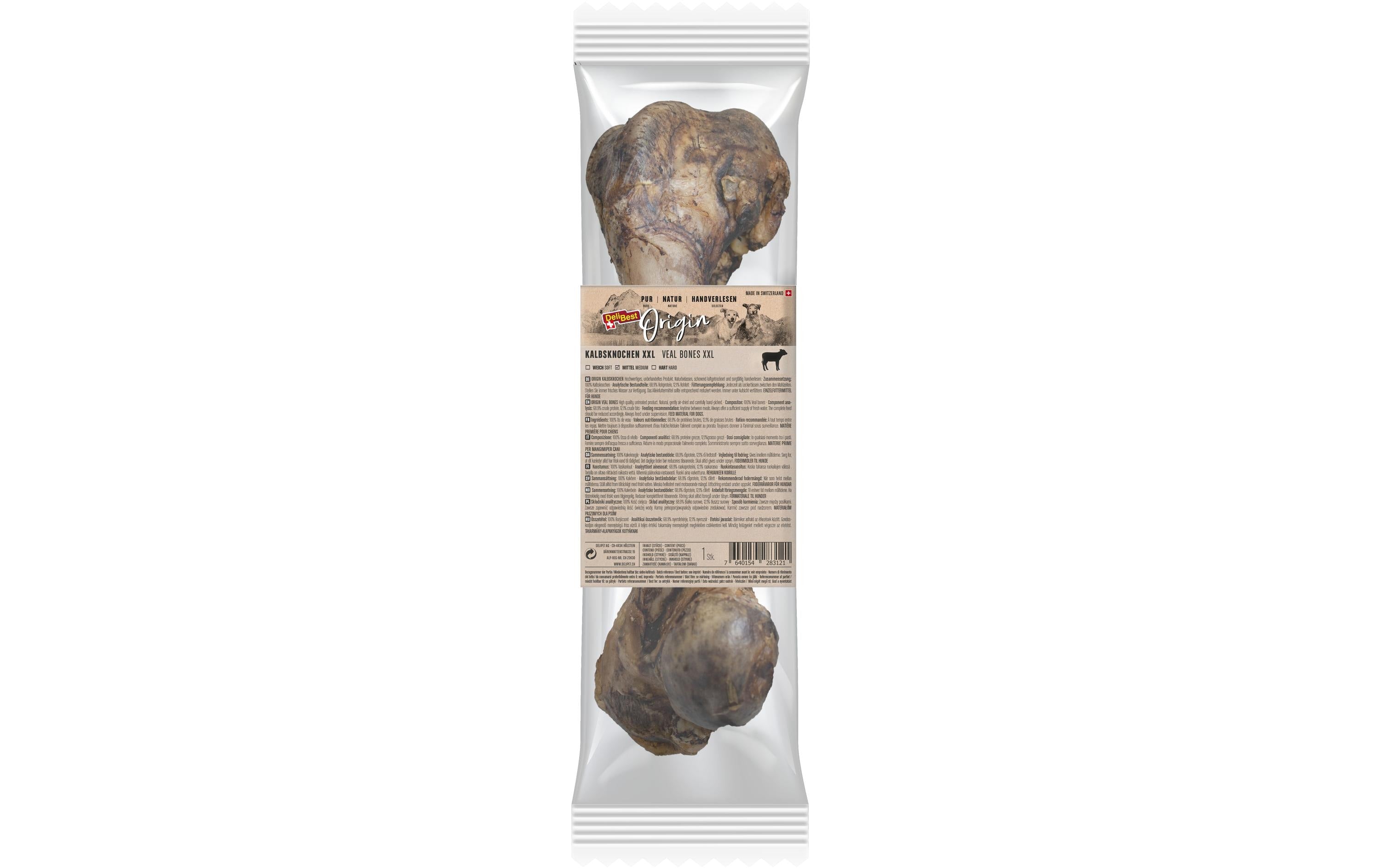 DeliBest Origin Kalbsknochen XXL 1 Stk. Schweizer Fleisch