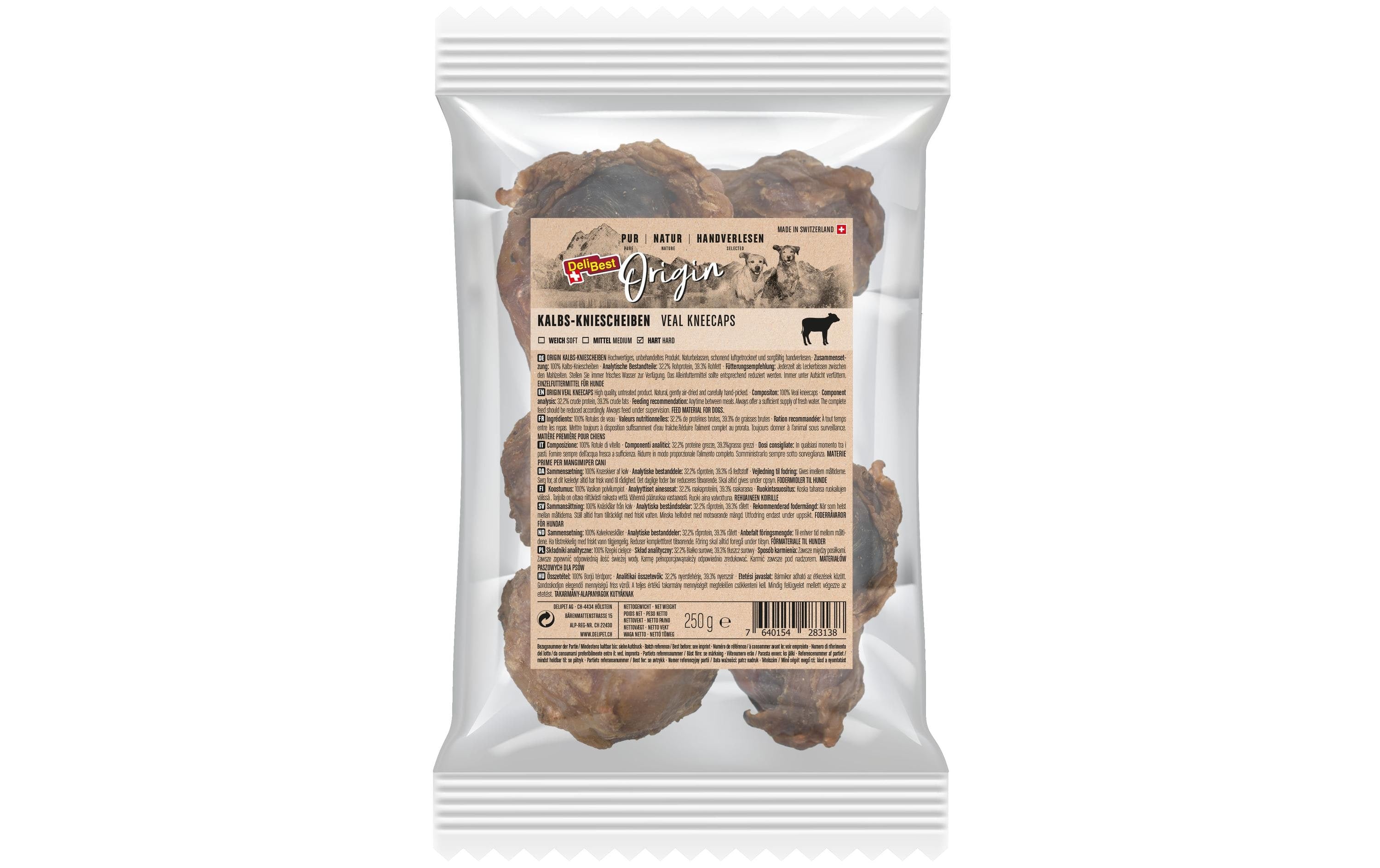 DeliBest Origin Kalbs-Kniescheiben 250g Schweizer Fleisch