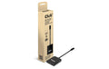 Club 3D,USB Typ-C 3.2 MST Hub auf DP+Dual M 4K60Hz, 20cm