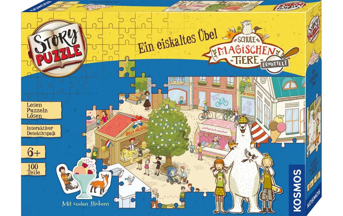 Storypuzzle Schule der Tiere ermittelt Ein eiskaltes Übel