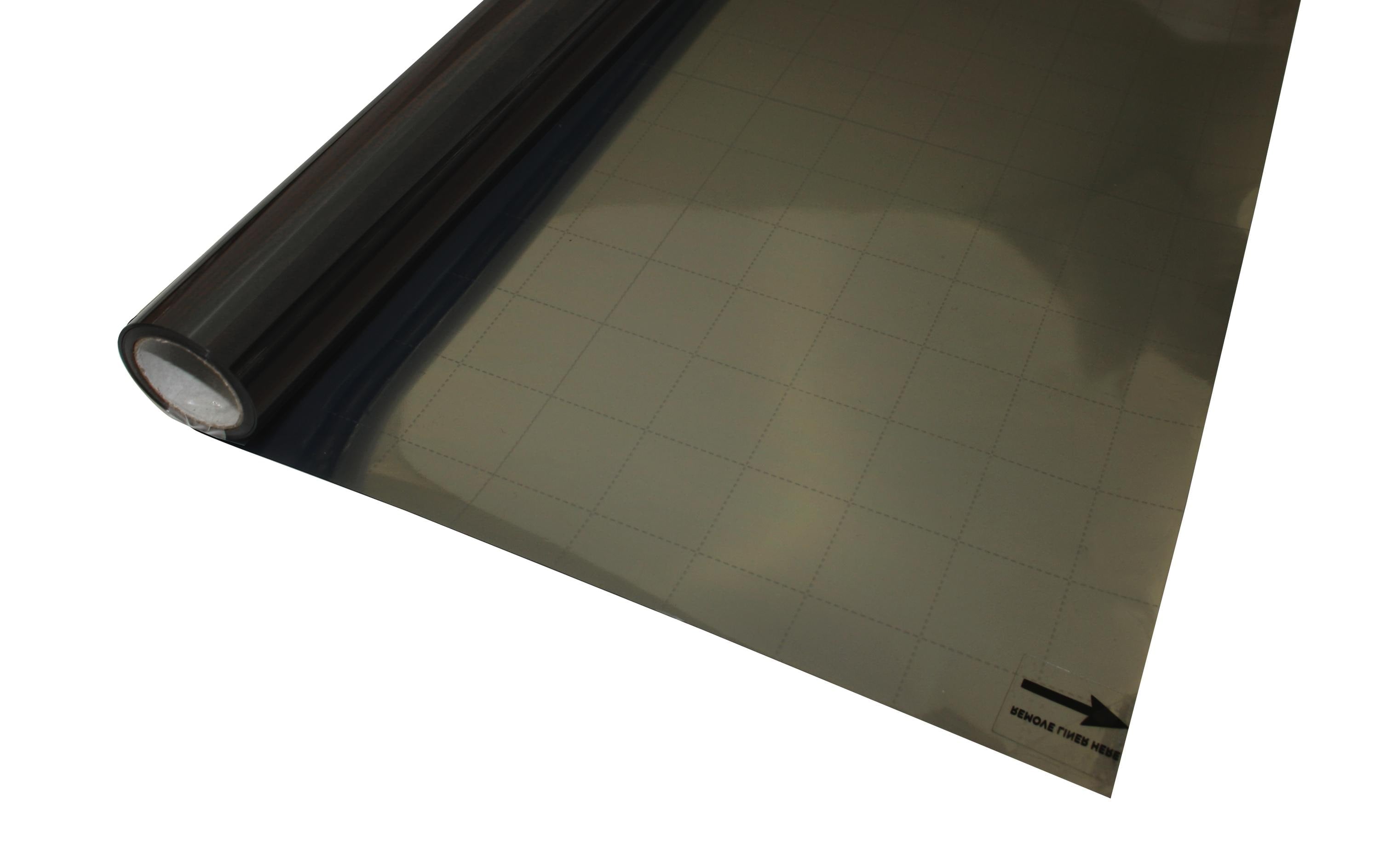 Gardinia Fensterfolie Schwarz, UV-Schutz statisch, 45x150 cm, 100% PVC