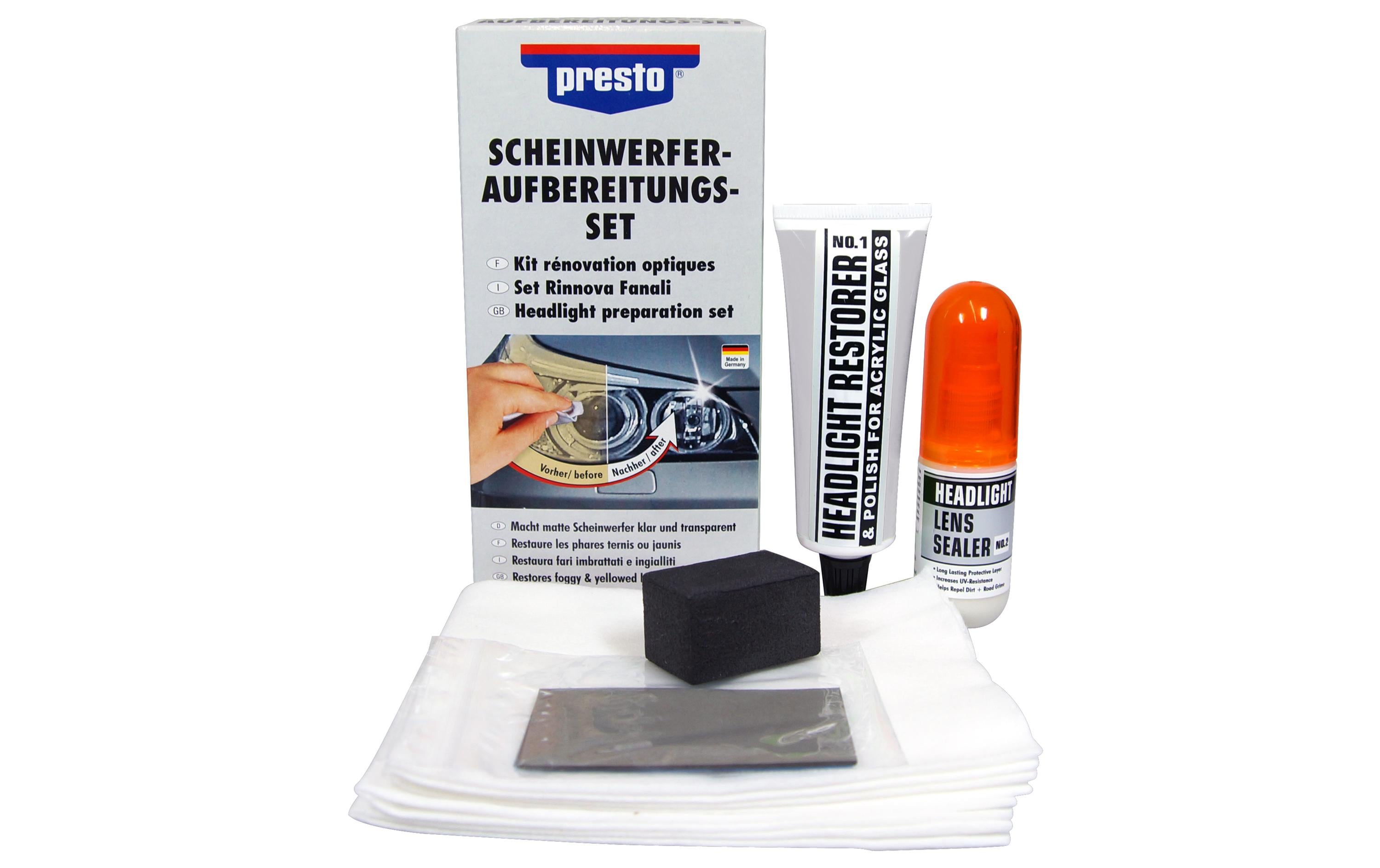 Presto Scheinwerfer Aufbereitung
