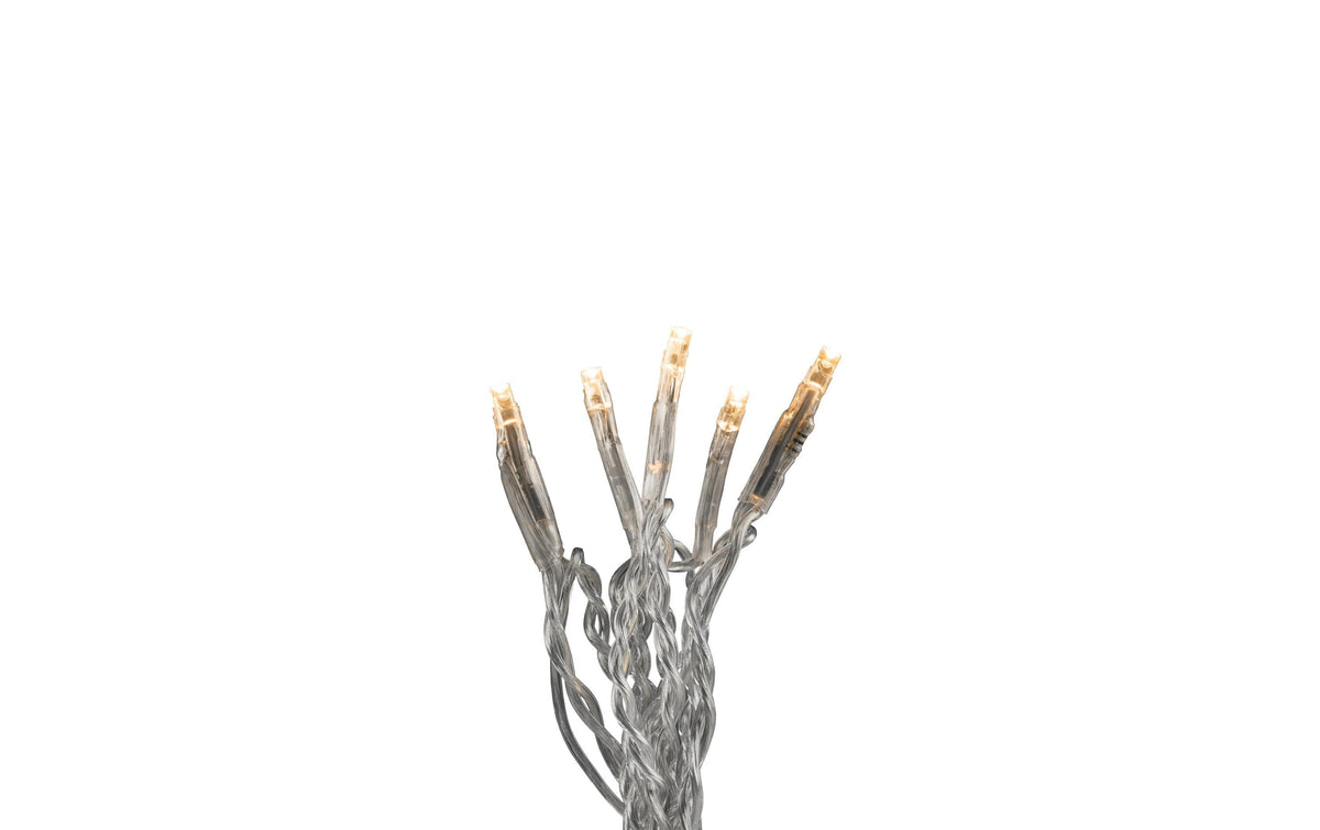 Konstsmide LED Lichterkette Micro 200 LED transpart Kabel,  L: 13.93, App gesteuert