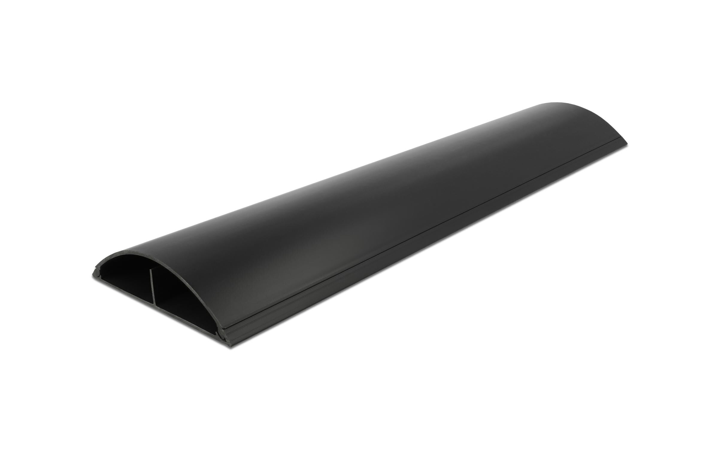 Delock Kabelkanal, 119mmx26mm, Schwarz 1m, selbstklebend, schwarz