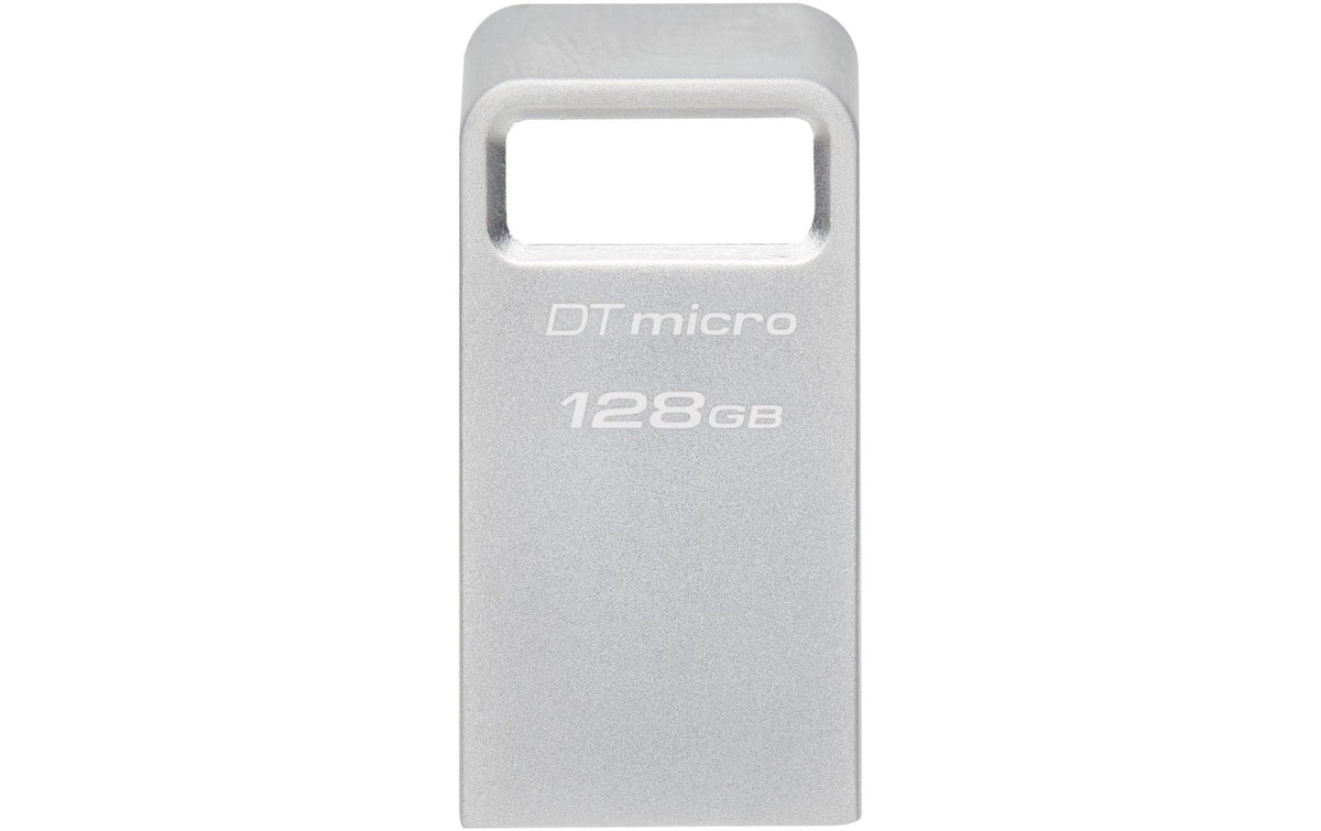 Kingston DT Micro 200MBs USB 3.2 Gen1 128GB Metallgehäuse, ultrakompakt