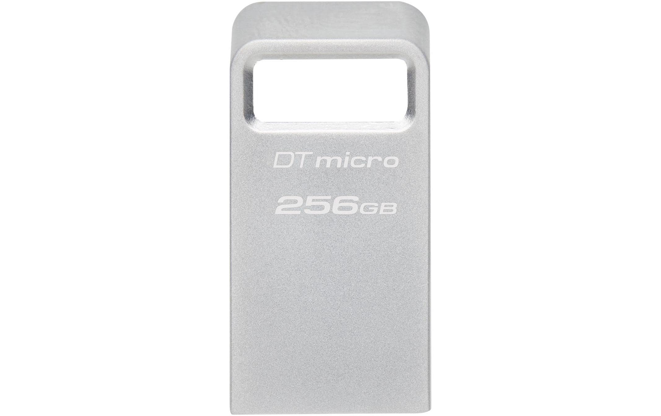 Kingston DT Micro 200MBs USB 3.2 Gen1 256GB Metallgehäuse, ultrakompakt