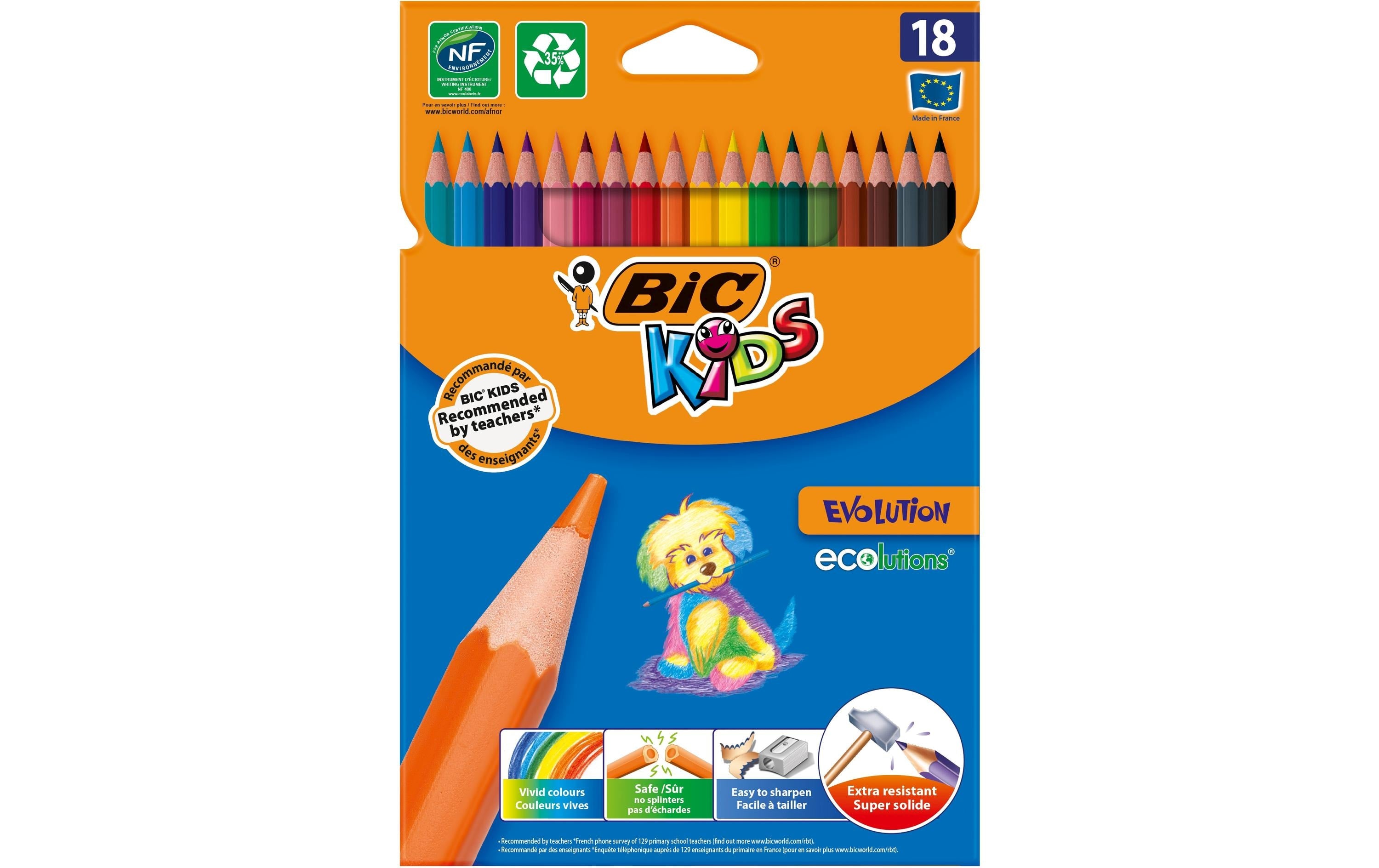 Bic Kids Farbstifte Evolution Ecolutions 18er Pack