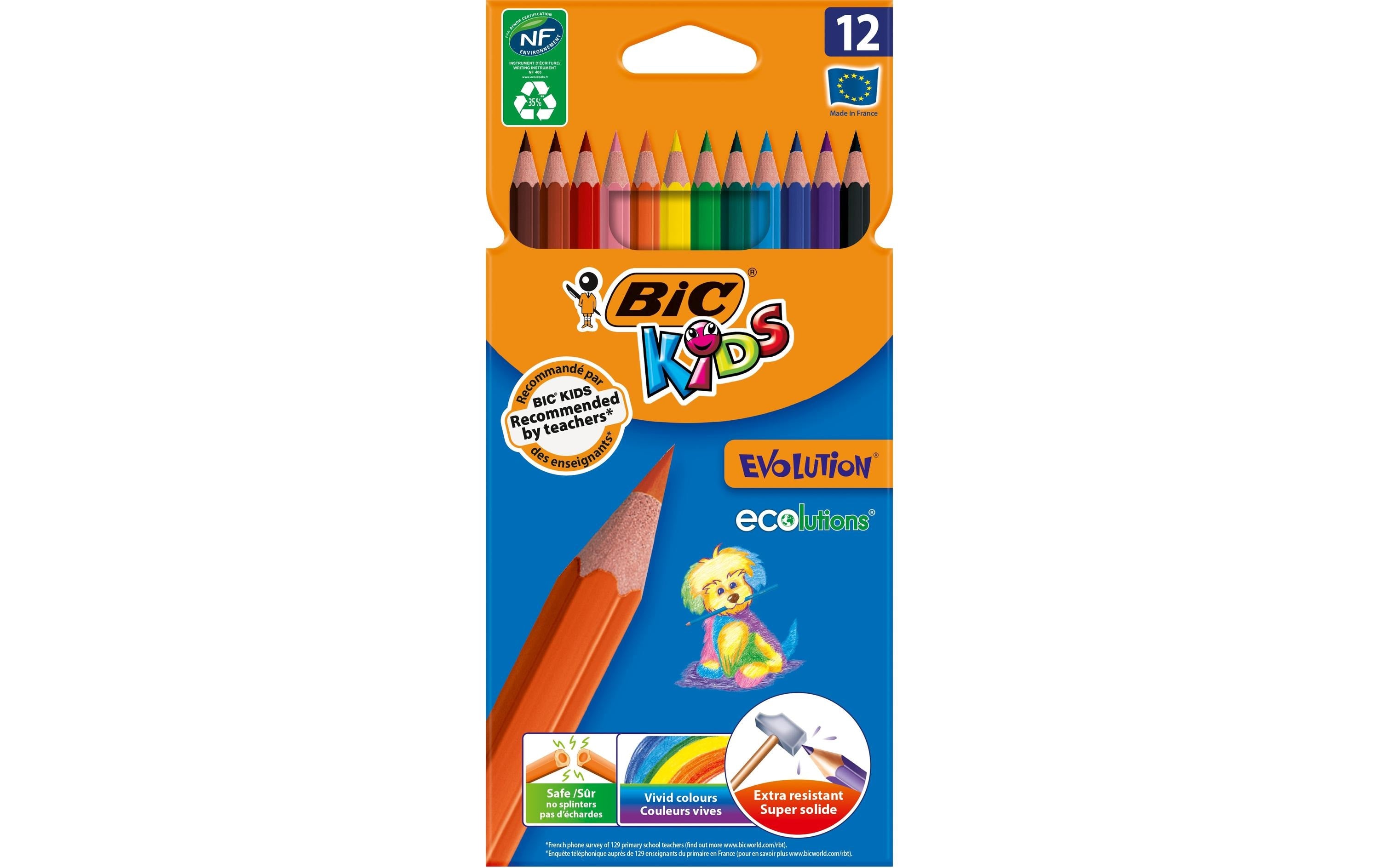 Bic Kids Farbstifte Evolution Ecolutions 12er Pack