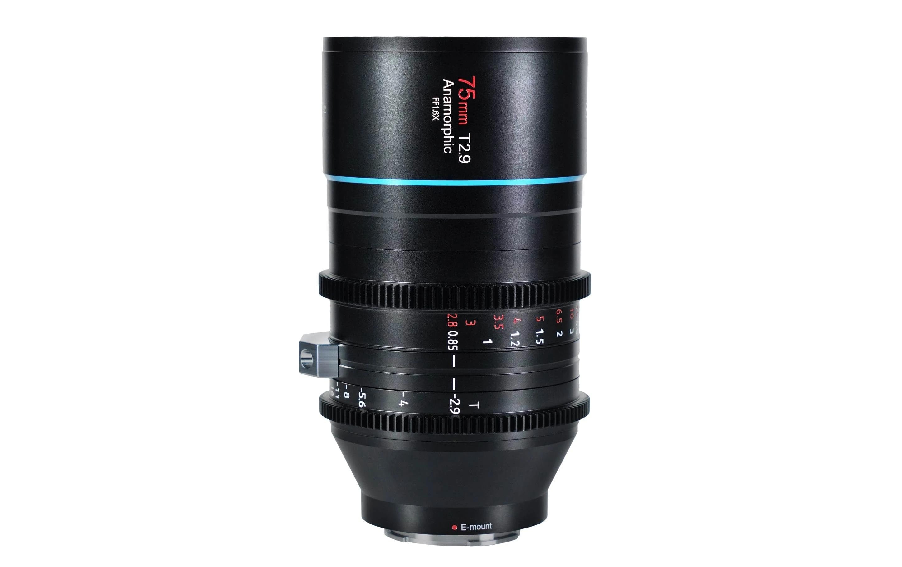 Sirui 75mm T2.9 1.6x Anamorphic lens RF Mount