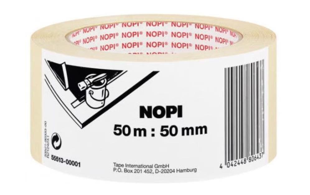 tesa Abdeckband Nopi Maler-Krepp 50 m x 50 mm