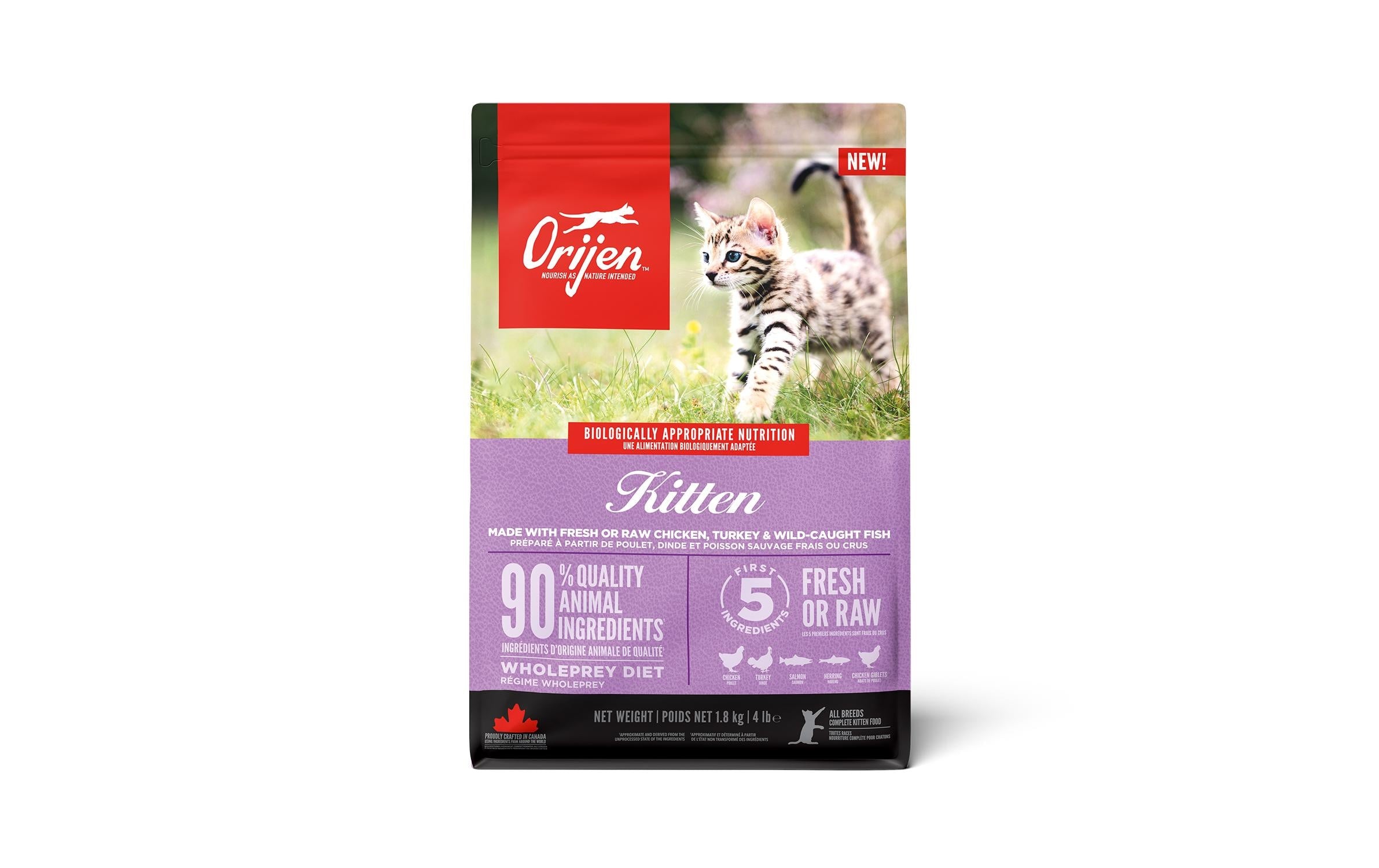 Orijen Kitten 1.8kg mit Huhn