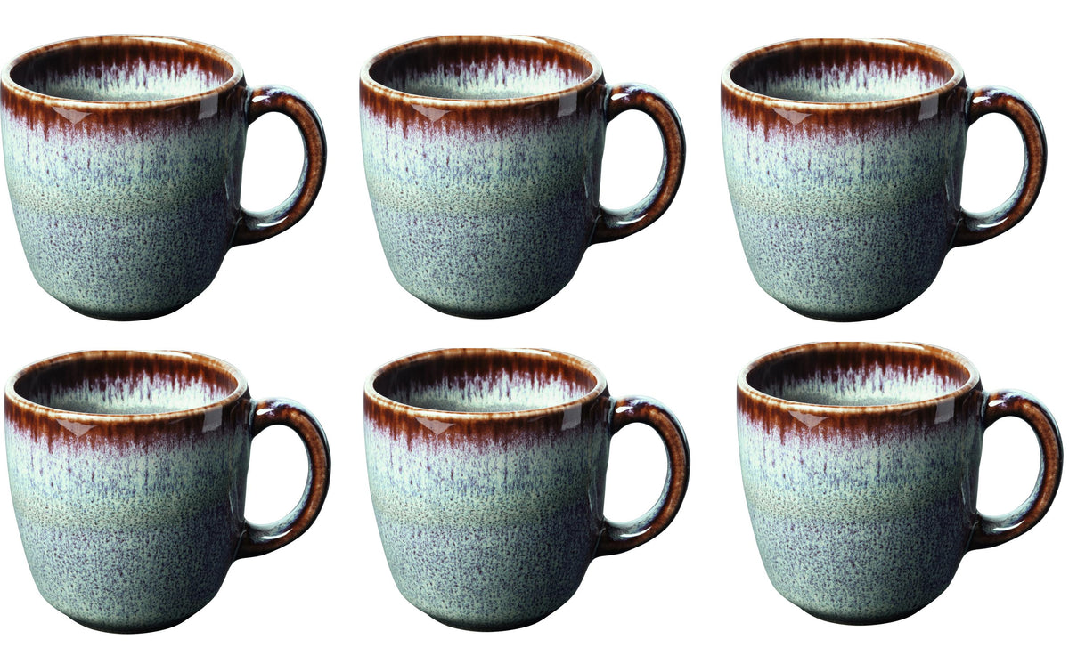 Villeroy & Boch Lave Beige Kaffeetasse 6 Stück, 0,19l