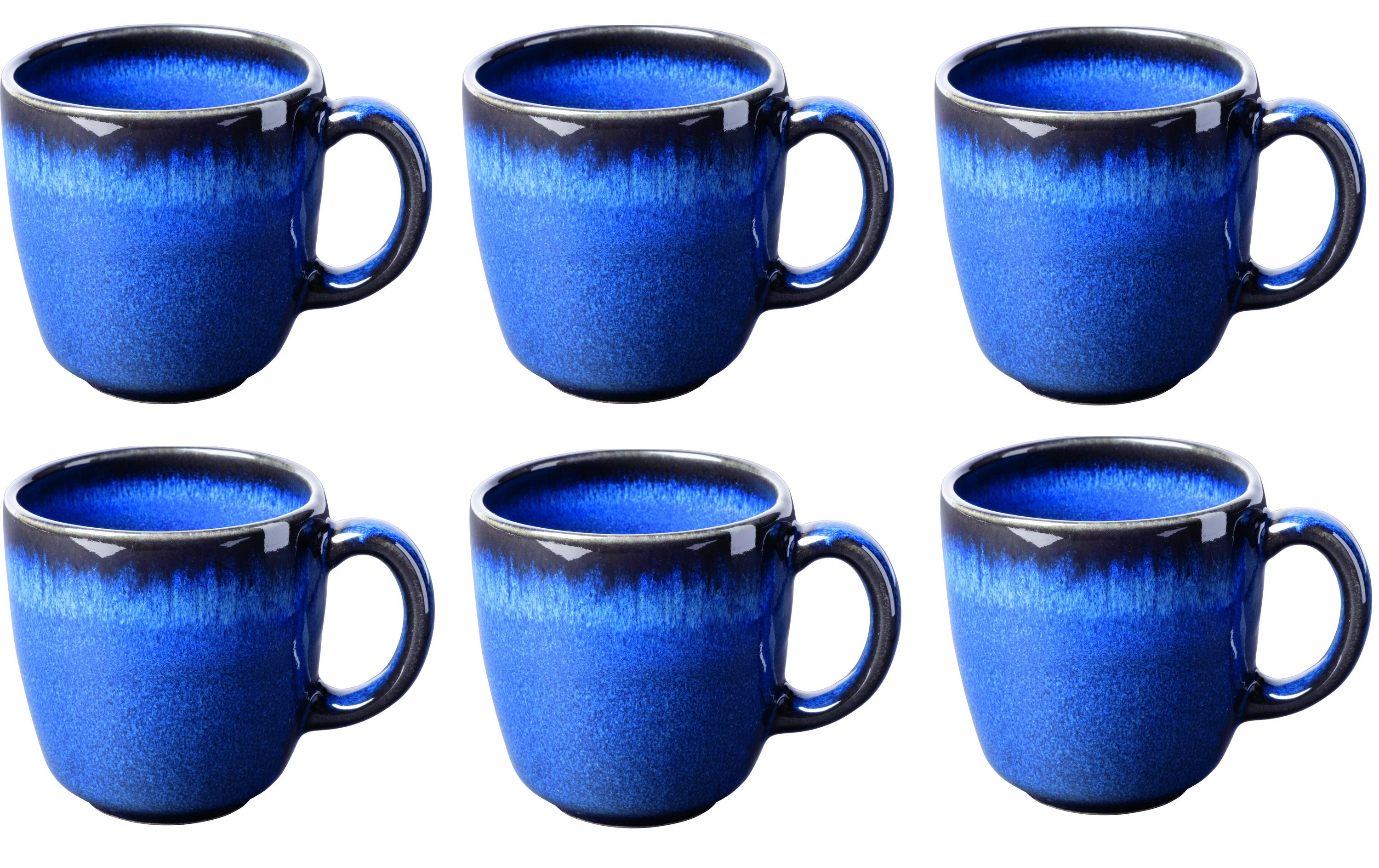 Villeroy & Boch Lave Bleu Kaffeetasse 6 Stück, 0,19l