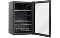 Kibernetik Kühlschrank 115 Liter C, 115l, schwarz, Glastür