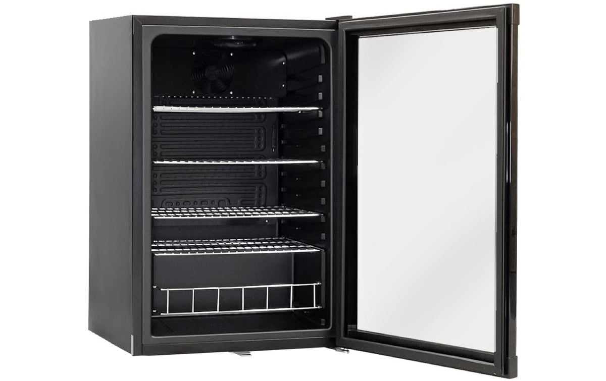 Kibernetik Kühlschrank 115 Liter C, 115l, schwarz, Glastür