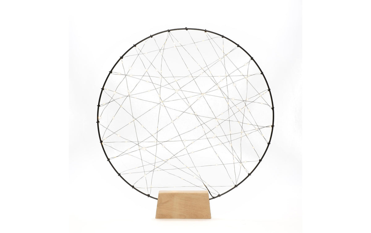 Konstsmide LED Traumfänger Schwarz 160 LED D: 60cm, 4.5V, Indoor