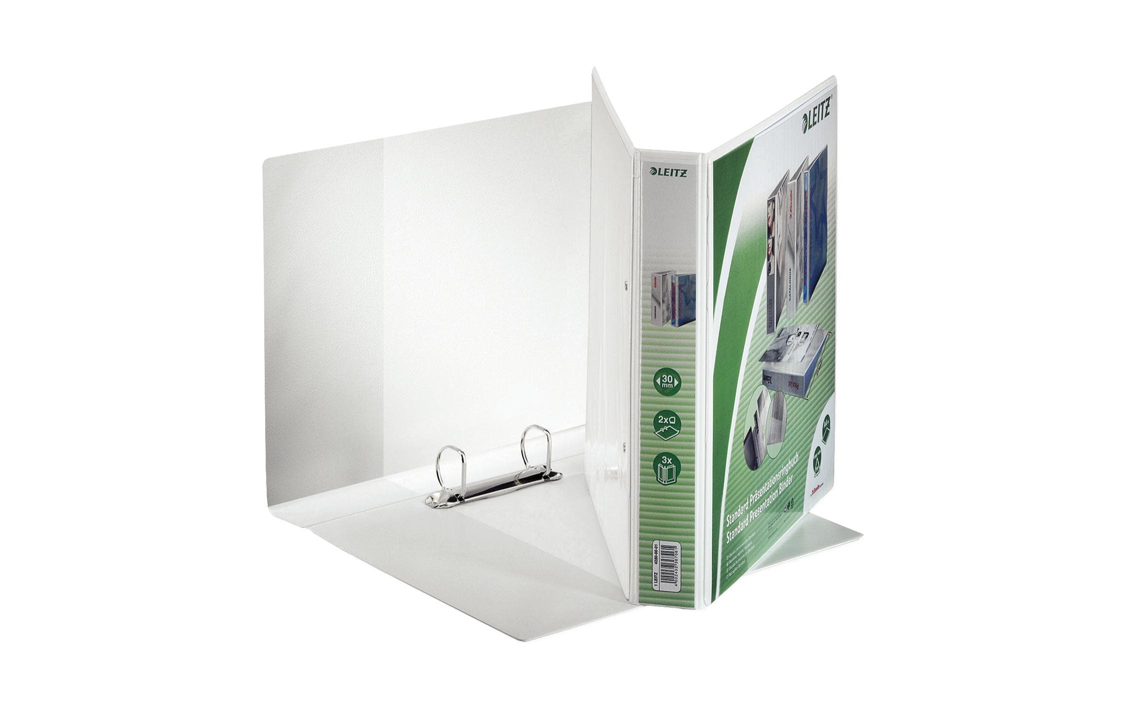 Leitz Präsentations-Ringbuch 2-Ring Ø 20 mm, Rücken 40 mm