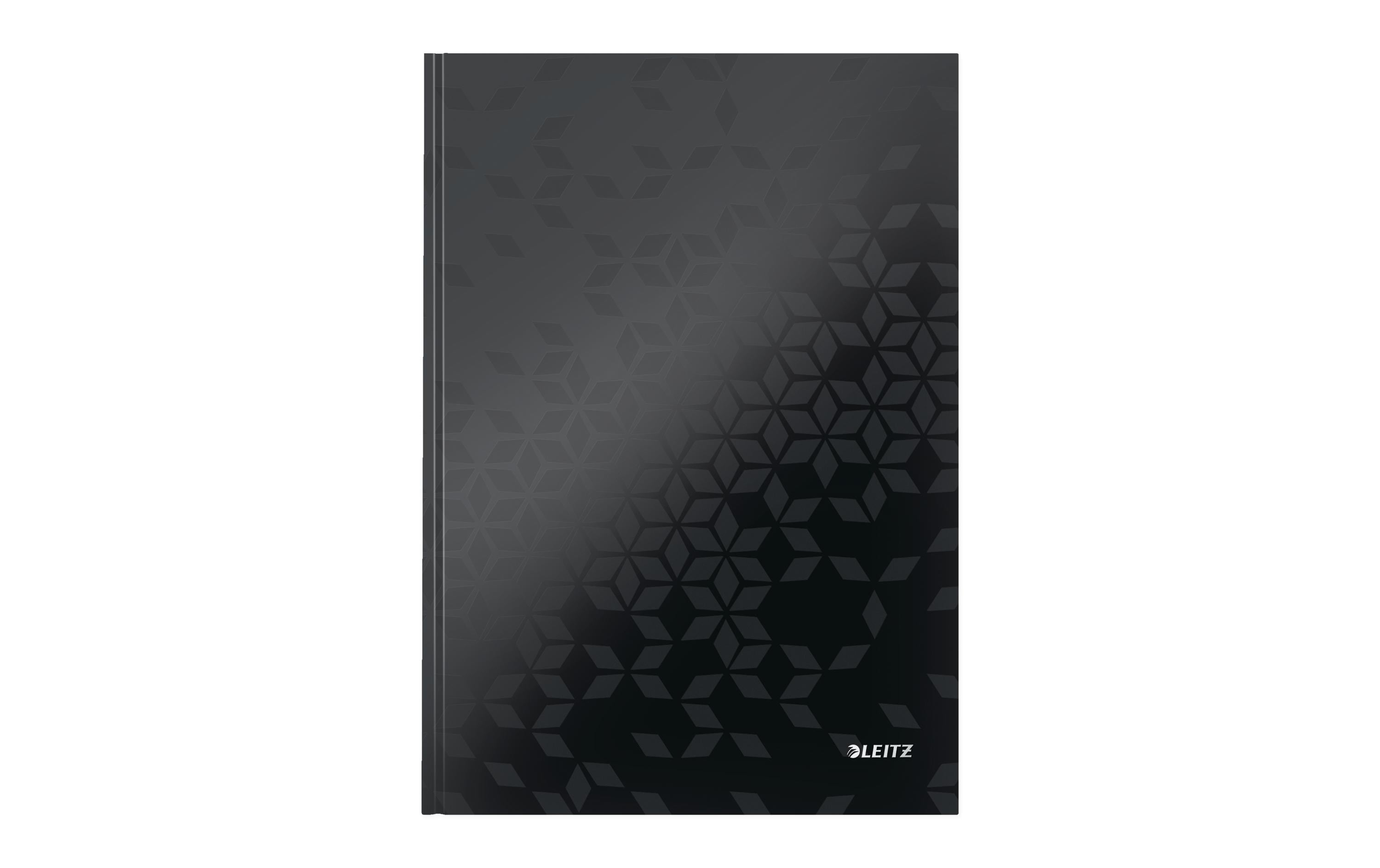 Leitz Notizbuch WOW schwarz, A4, liniert