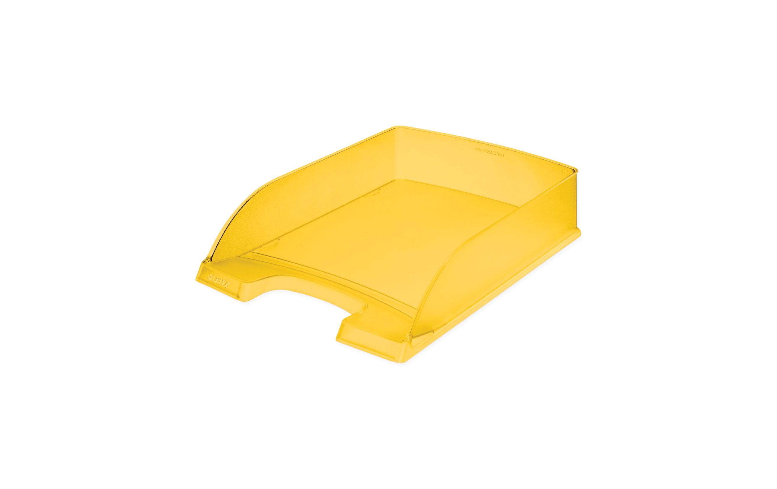 Leitz Briefkorb Plus Standard Frost gelb