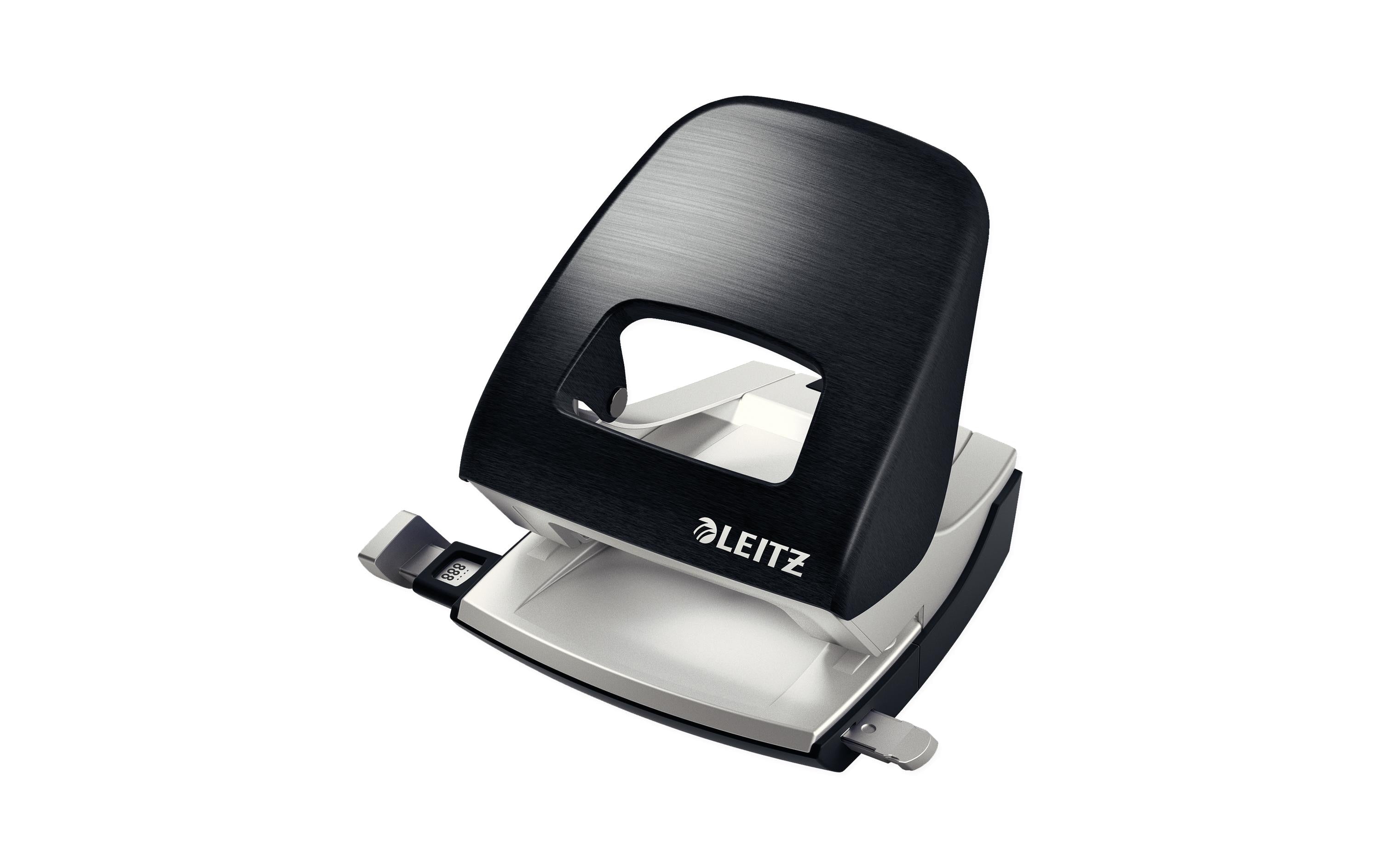 Leitz Style 5006 Bürolocher, 1 Pk satin schwarz
