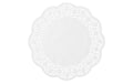 Demmler Tortenspitze Rose 22cm 6 Stück, weiss, rund