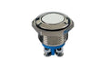 Velleman Drucktaster Edelstahl 19mm Flach, SPST 1NO