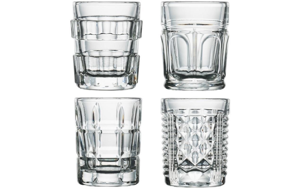 La Rochère Shotglas After 4er Set 6cl, H : 6,5 cm / ø : 5,1 cm