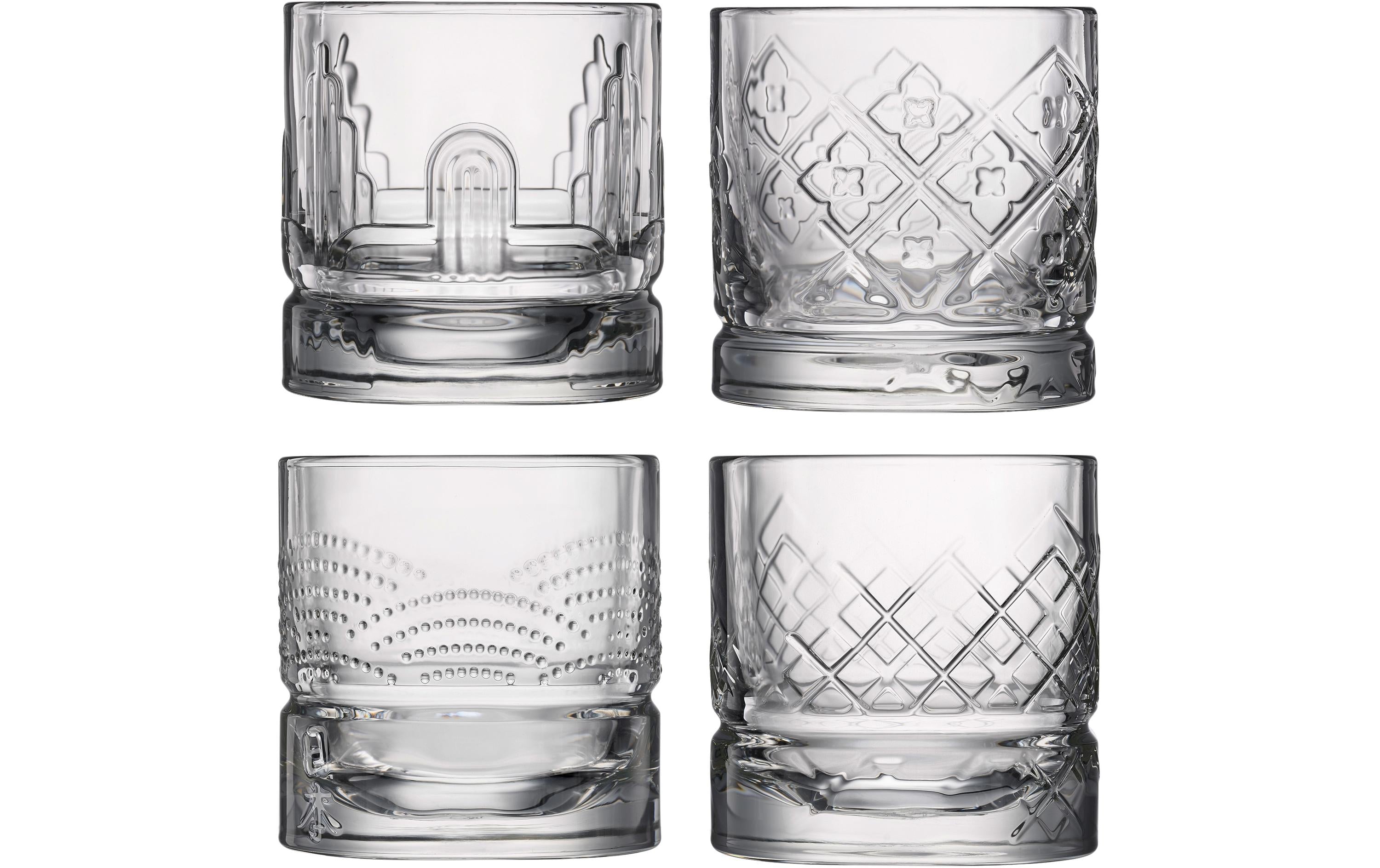 La Rochère Whiskyglas Dandy 4er Set 30cl, D. 8.6cm, H. 9cm