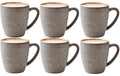 Bitz Kaffeetasse 190ml Grau/Creme 6 Stück, V: 190ml, H: 8cm, D: 6.8cm
