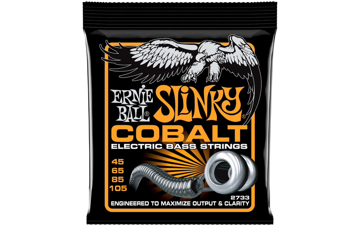 Ernie Ball 2733 Slinky Cobalt E-Bass Saitensatz, Hybrid 45-105