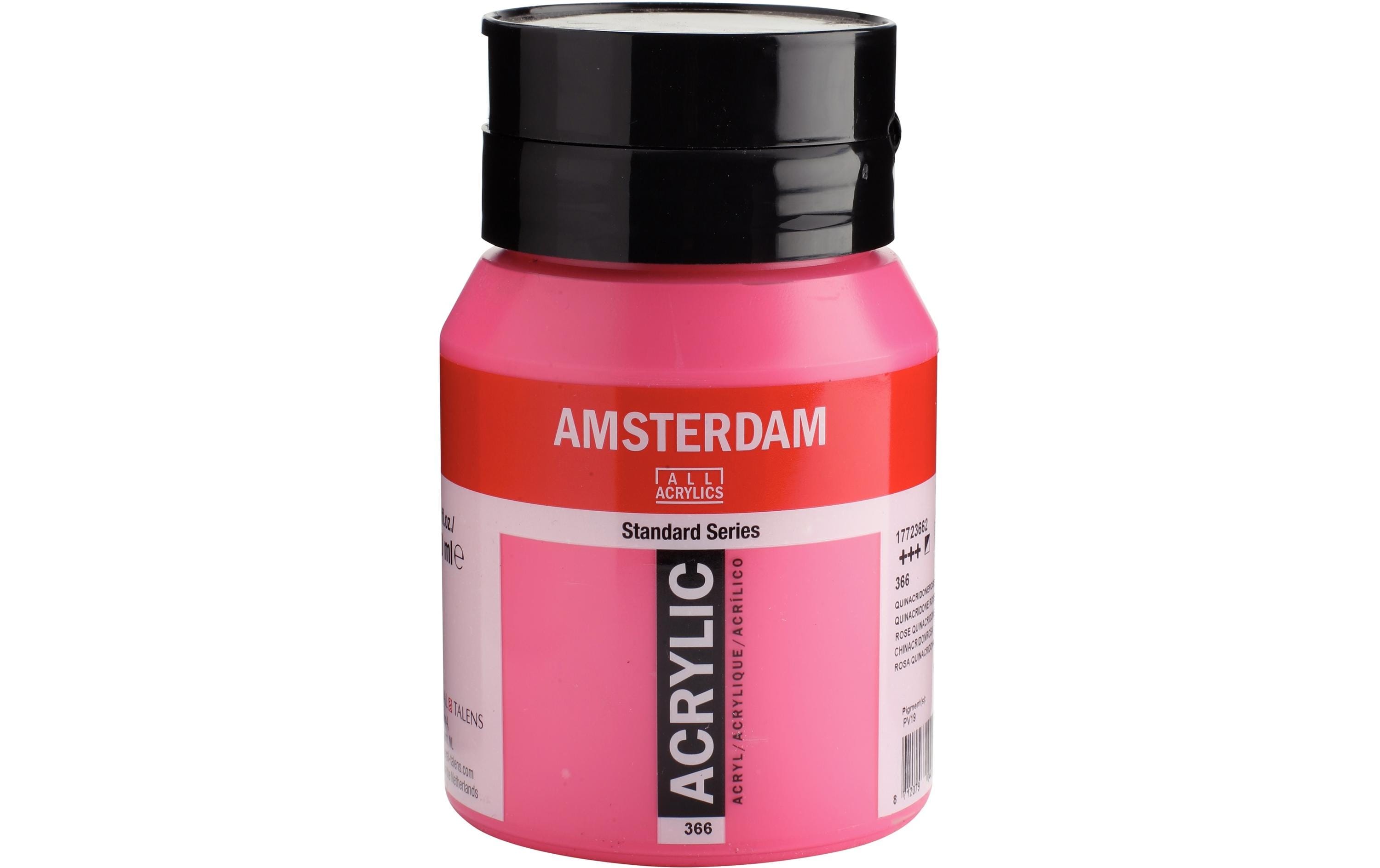 Amsterdam Acrylfarbe Standard 522 500 ml, Farbe: chinacridonrosa, Deckend
