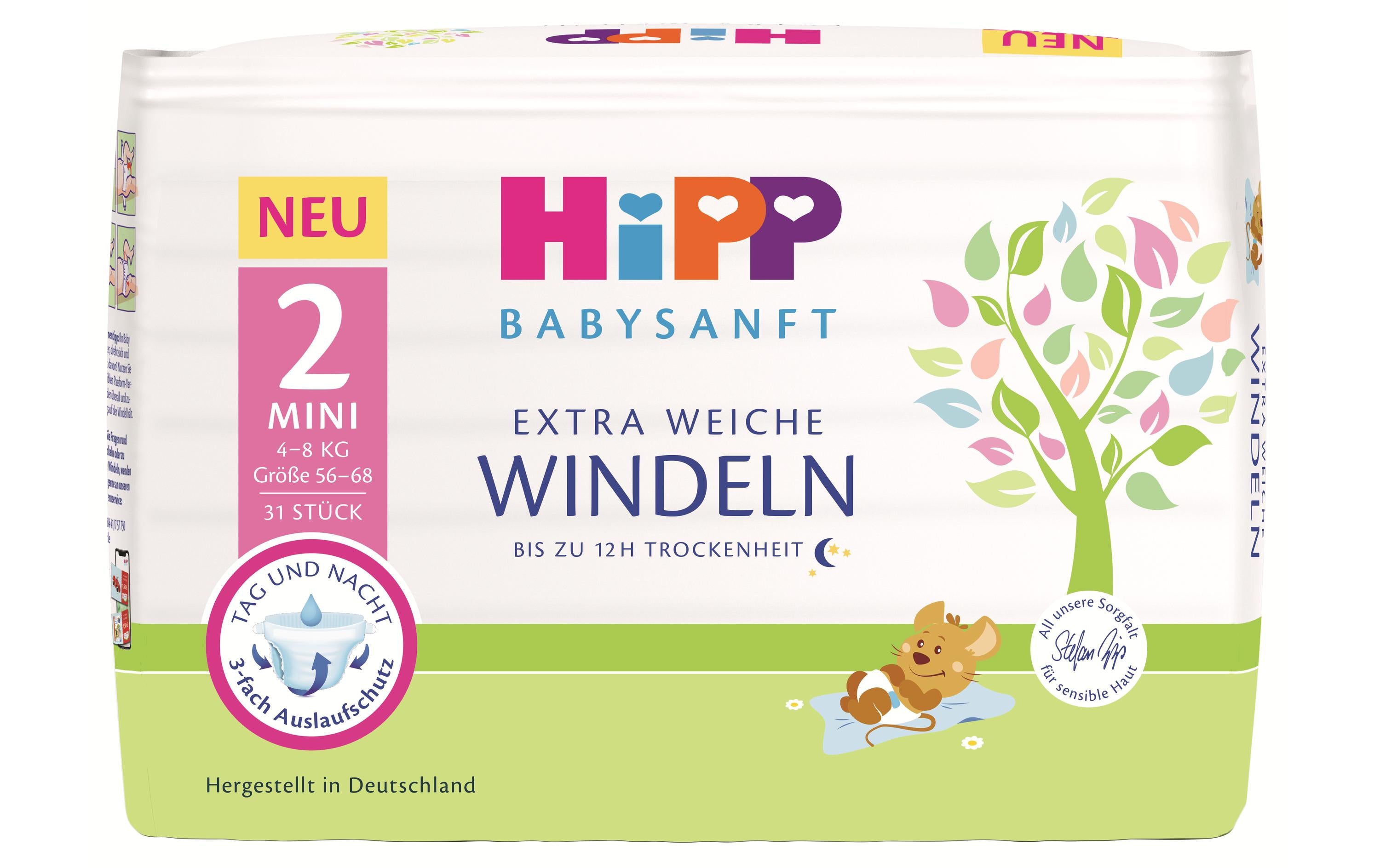 Hipp Babysanft Windeln Mini 2 31 Stk.