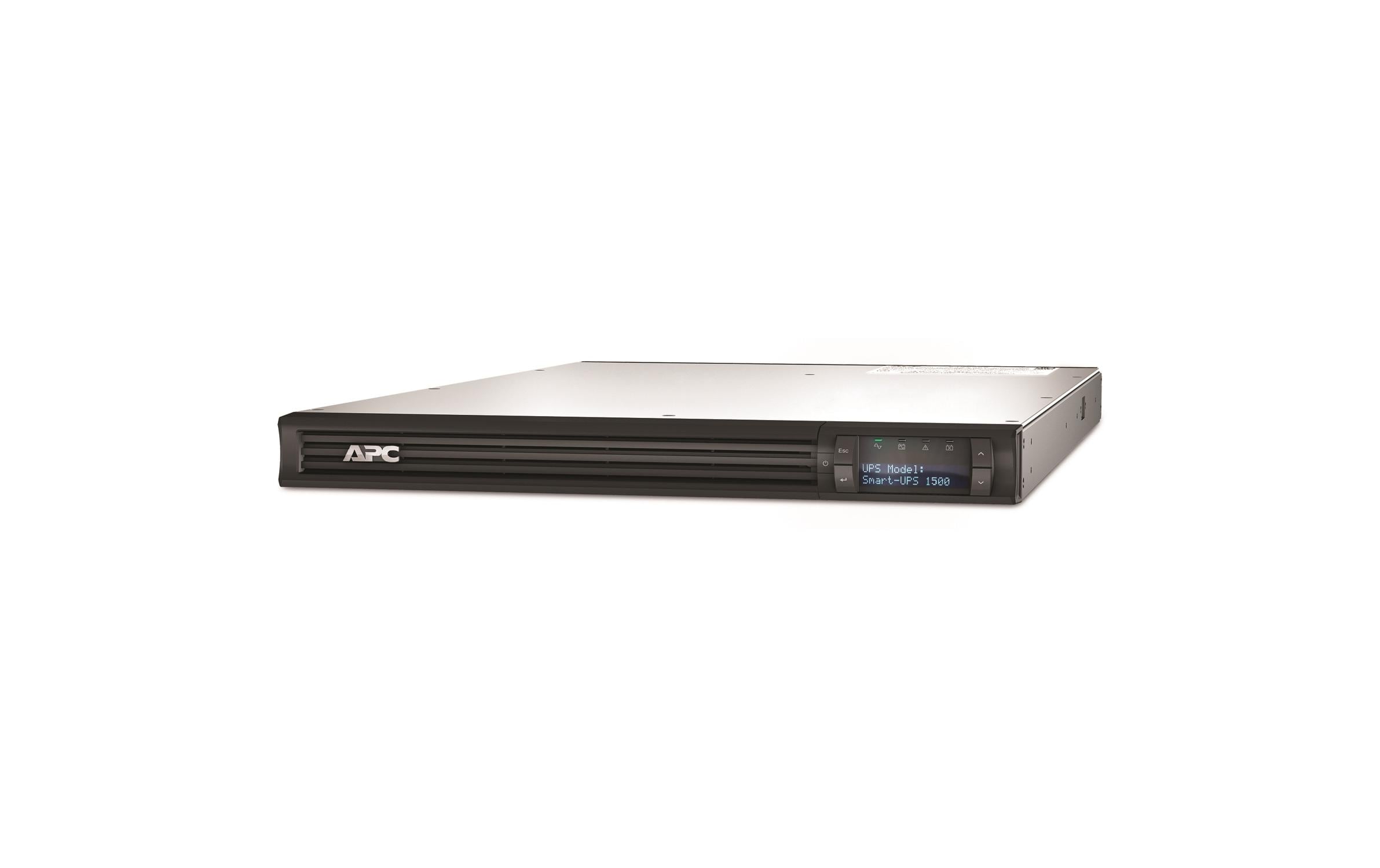 APC USV SMT1500RMI1U, 1500VA/1000W 1HE Rack, Line-Interactive