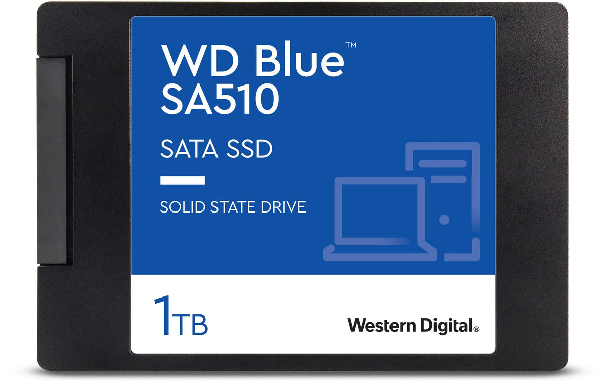 WD Blue SA510 1TB 2.5" SATA 6GB/s, 560MB/s (l), 520MB/s (s), 7mm