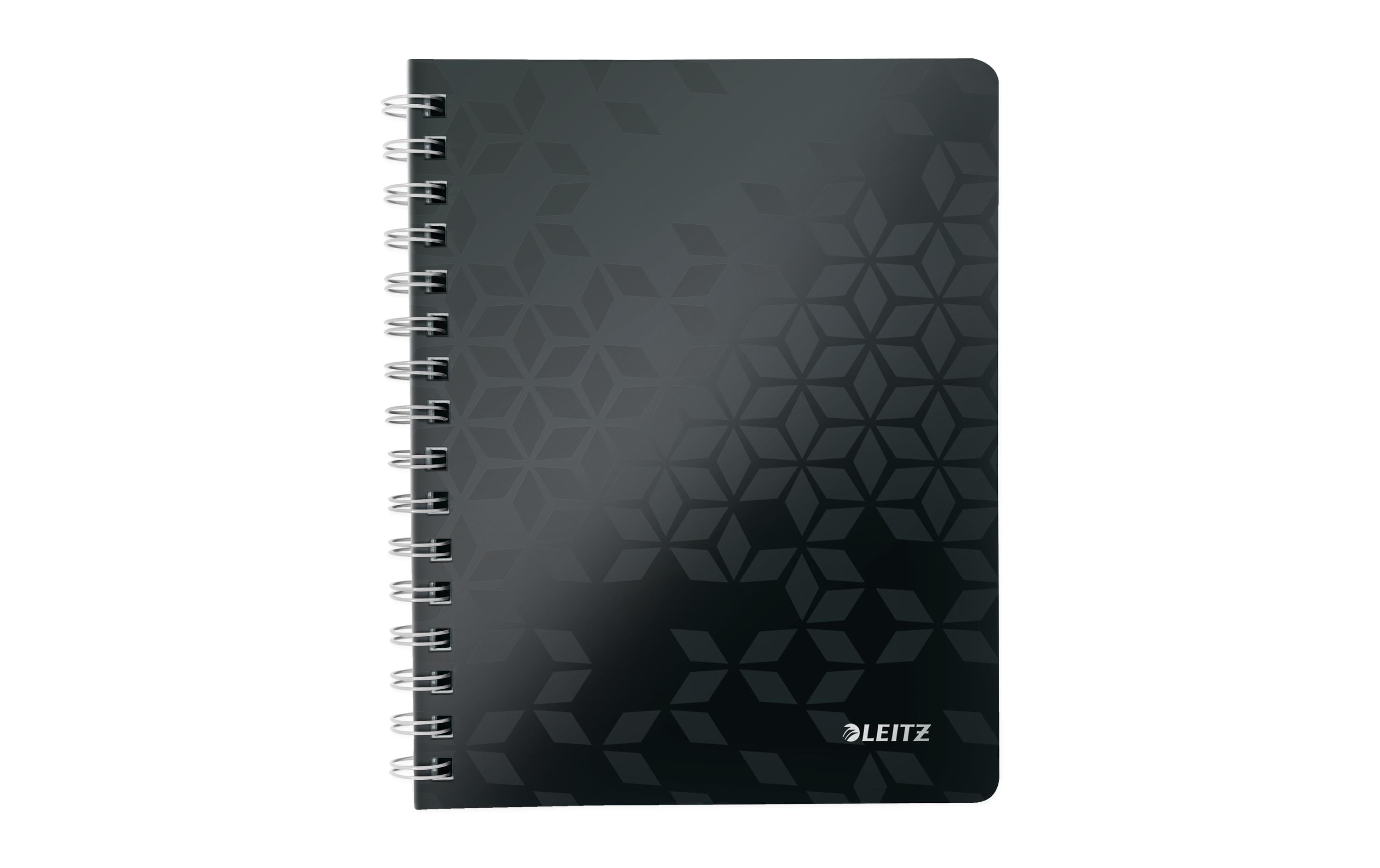 Leitz Collegeblock WOW A5 A5, schwarz, kariert