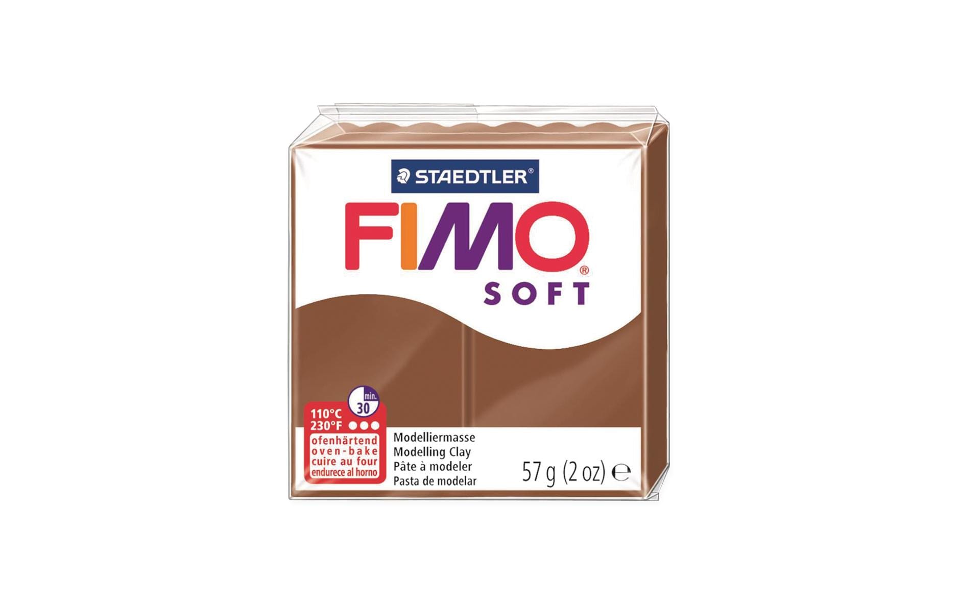 FIMO Soft Modelliermasse caramel ofenhärtend, weich und soft