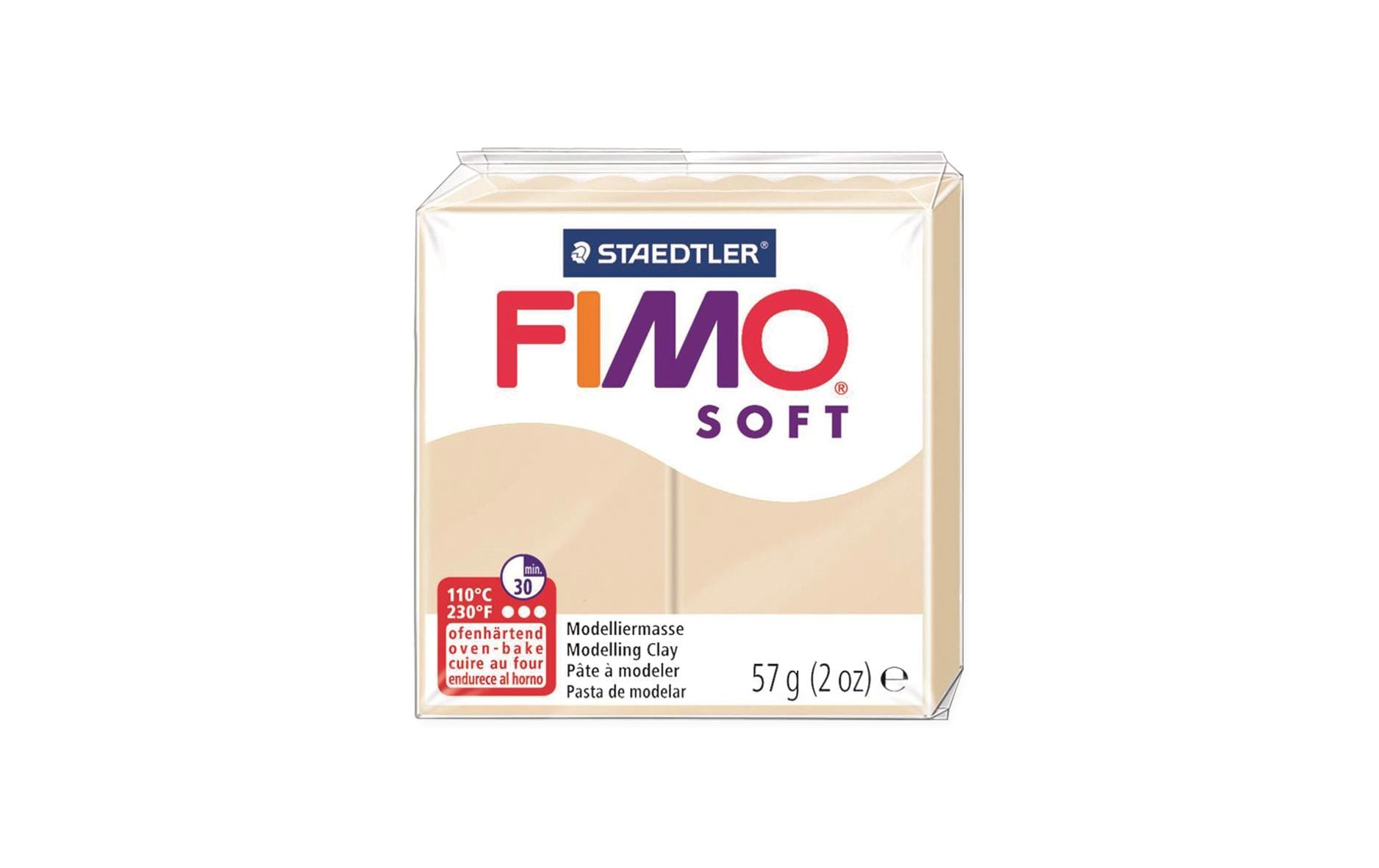 FIMO Soft Modelliermasse sahara ofenhärtend, weich und soft