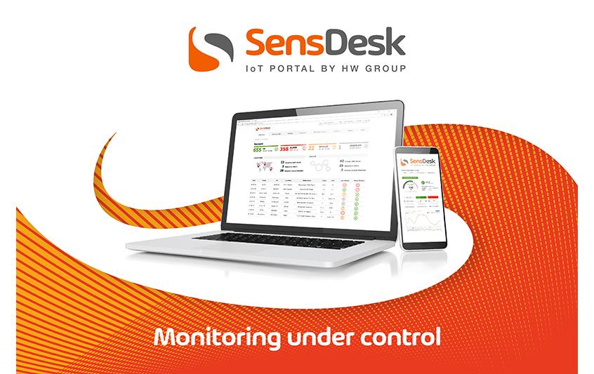 HW group SensDesk.com 10D Log 10 Geräte, 365 Tage Log, 75 Alarme